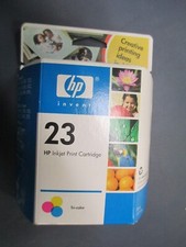 HP 23 Printer Ink Cartridge TriColor Vintage 2004 unopened / sealed unused picture