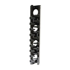 Hubbell Black Vertical Rack Cable Organizer 38.5