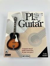 Instant Play Guitar 4 CD-ROMs Computer PC Software Big Box Vintage Sealed NIB picture