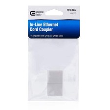 Ethernet White Cable Extender F/F Inline RJ45 Coupler Connector Modular NEW  picture