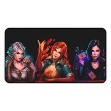 Desk Mat&Mouse Pad:Triss Merigold,Yennefer of Vengerberg,Ciri,The Witcher picture