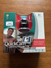 Logitech QuickCam Communicate STX Computer Webcam Video USB Black New 2005 picture