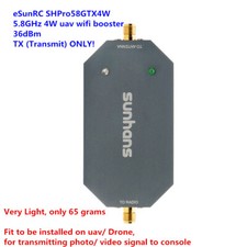 SUNHANS eSunRC 4000mW 5.0-5.8Ghz 36dBm WiFi Signal Booster for uav drone only TX picture