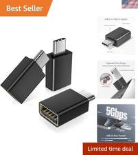 Compact USB C to USB A Adapter Set | High-Speed 5Gbps, Works with Major Brands picture