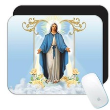 Gift Mousepad : Our Lady of Grace Catholic Saint Religious Virgin Mary picture