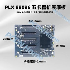 PLX88096 5-card Expansion Baseboard PCIe 4.0 No Splitting for Graphics Card picture
