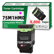 75M1HM0 Magenta Toner Cartridge Compatible for Lexmark CS531  CX532 CS531dw picture