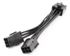 EVGA PCI-Express Video Card Power Adapter Dual 6 PIN to 8 PIN W000-00-000143 picture