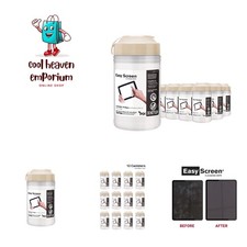 Easy Screen Cleaning Wipes, Canister – Streak-Free, Anti-Smudge Wipes for Ele... picture