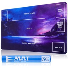Biouai MTG Playmat - Stitched, w/ Tube Case, Smooth Surface & Anti-Skid Rubber B picture