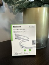 Belkin 5FT Boost Charge Flex YSB-A Cable with Lightning - White (CAY005bt05SL)™ picture