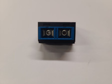 USED PANDUIT Mini-Com Blue SC, Duplex, Black/Blue Module Lot of 10 CMDBUSCZBU picture