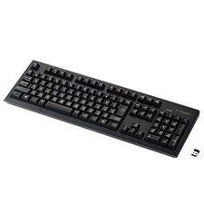 ELECOM TK-FDM063 Series Wireless 2.4 GHz Full Keyboard  108 Keys  Full Size USB picture