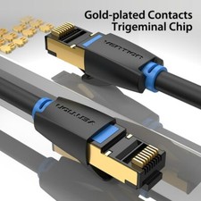 STTP CAT8 Shielded 2000MHz 40Gbps Ethernet LAN Cable Ultra High Speed Lead RJ45 picture