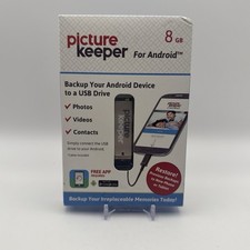Picture Keeper Home Edition 8GB USB 2.0 USB-A Photo Backup Drive Gray PC/Mac picture