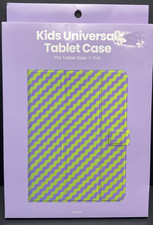 Kids Universal Tablet Case Green and Purple Fits 7-11” Tablets A3 picture