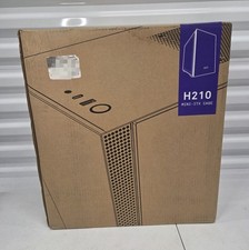 NZXT H210 Mini-ITX PC Gaming Case - Matte Black/Red - CA-H210B-BR Tempered Glass picture