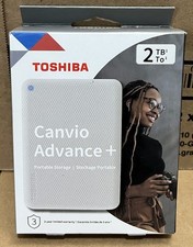 NEW SEALED Toshiba Canvio Advance + Plus 2TB Portable Storage USB-C FAST SHIP picture