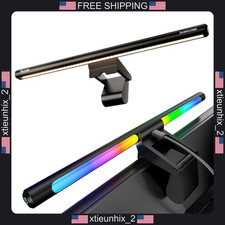 Quntis Monitor Light Bar 15.7 Inch, Eye Care Dual Light with 24 RGB Modes picture