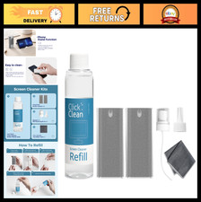 All-in-One Screen Cleaner Kit - 2 Mist Cleaners, 4oz Refill, Microfiber Cloth & picture