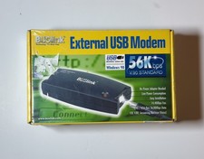 BUSlink External USB Modem 56Kbps V.90 Standard Mobile Internet Vintage Rare picture