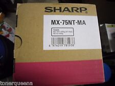 New  Genuine Sharp MX-6500N Magenta Toner MX-75NT-MA  picture