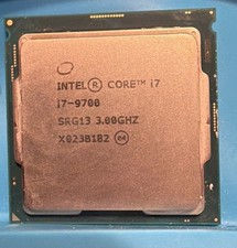 Intel Core i7-9700 SRG13  3.00 GHz  Desktop CPU GRADE A CLEAN Working System. picture