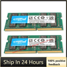 CRUCIAL DDR4 16GB 3200 PC4-25600 Laptop SODIMM Non-ECC 260-Pin Memory RAM picture