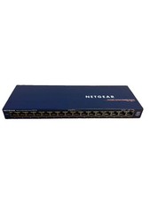 Netgear ProSafe 16 Port Gigabit Switch GS116 v2 Blue Metal Desktop TESTED picture