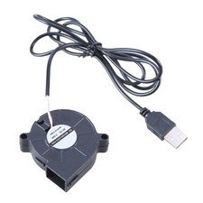Compact 50mm USB Blower Fan for Computer DC5V Cooling Fan 5V1A Input 115cm Cord picture