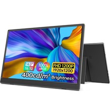 ForHelp 14 Inch Portable Monitor FHD1200P Ultra-Slim for Laptop Monitor, USB-... picture
