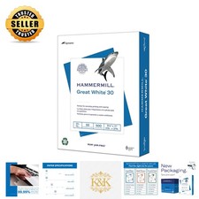 Sustainable Great White 30% Recycled Paper, 500 Sheets - Ideal for Home & Office picture