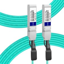 FLYPROFiber 10G AOC Cable SFP+ to SFP+ OM3 MMF 20M (65.6ft) for Cisco Ubiquiti picture