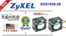 2x Quiet Replacement Fans for ZyXEL XGS1930-28HP Low Noise Best for HomeNetwork picture