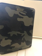 Michael Kors Men's Jet Set Camo Pvc  Leather Apple Zip iPad Case New Green picture