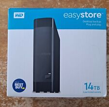 WD - easystore 14TB External USB 3.0 Hard Drive Black WDBAMA0140HBK-NESN SEALED picture