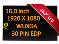 New/Orig Lenovo ThinkPad T16 P16s Gen 1 Lcd Screen WUXGA eDP-30ps 16