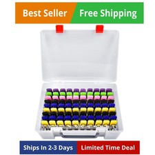 Flash Drive Case USB Memory Stick SD Card Storage Organizer- Holds 104pcs Thu... picture