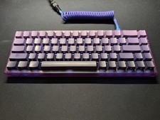NovelKeys NK65 Atomic Purple | Gateron Yellow Linear | Gradient Keycaps picture