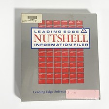 Leading Edge Nutshell Information Filer IBM PC DOS 2.0 Software 256K RAM Vintage picture