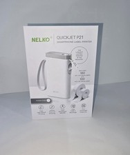 Nelko P21 Label Maker Machine with Tape, Bluetooth Label Printer, White Color picture