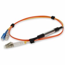 AddOn 10m LC (Male) to SC (Male) Orange OM1 & OS1 Duplex Fiber Mode Conditioning picture