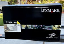 Genuine Lexmark C792A1YG Yellow Toner Cartridge C792 X792 picture