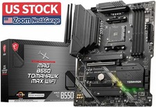 US Stock MSI MAG B550 Tomahawk MAX WiFi AM4 DDR4 PCIe 4.0 ATXOpen Box！ picture