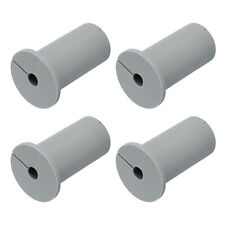 4Pcs Wall Grommets for Cables 1 Inch Cable with 7.5mm Hole, Silicone Grey picture
