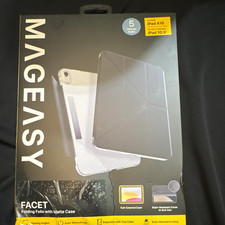 MAGEASY FACET Folio Case for Apple iPad A16 (2025) & iPad 10th Gen 10.9” Black picture