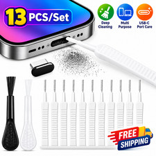 13 Piece Phone Charging Port Cleaning Kit Dust Brush Set iOS Type C Cleaning Kit picture