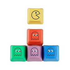 OEM Profile Pac-man Five Dye PAC PBT Key caps Custom Pacman 5 Keys picture