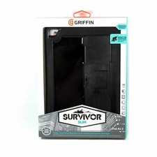 GENUINE Griffin Survivor Slim Tablet - iPad Air 2 & Pro 9.7 Black BRAND NEW picture