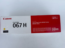 Canon 067H YELLOW High Yield Toner Cartridge Class LBP630C New Sealed Genuine picture